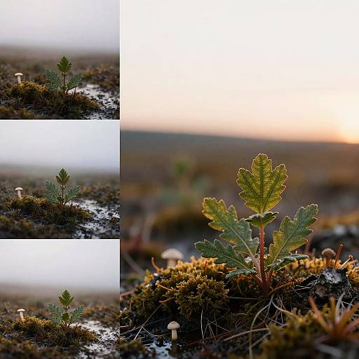 Detailed Tundra Wetlands Photomontage