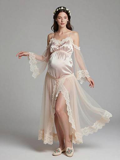 Dreamy Fairy Maternity Editorial Fashion