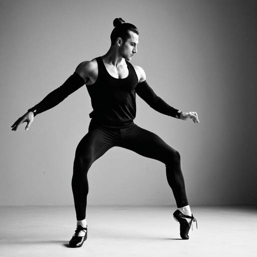 Male Ballet Dancer in Intense Pose