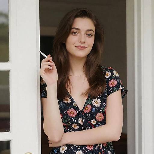 Casual Portrait of a Young Woman