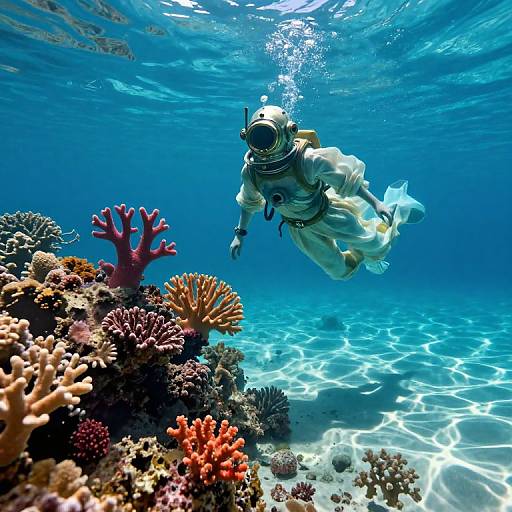 Surreal Underwater Coral Dreamscape