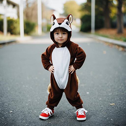 Cheeky Chipmunk Kigurumi Child Cosplay