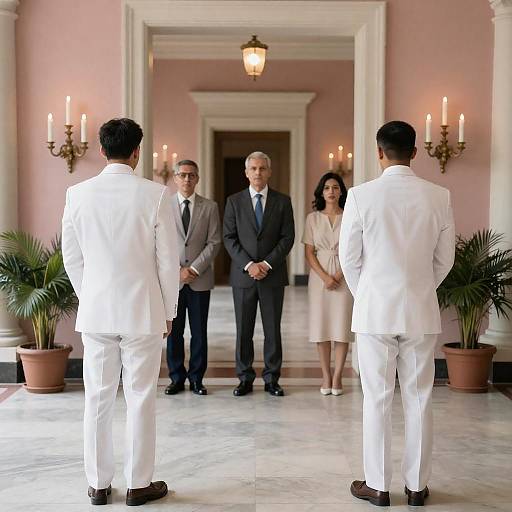 Elegance in a Formal Ceremony Setting