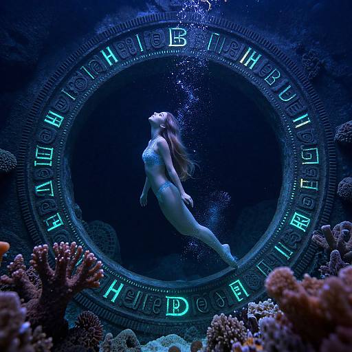 Hebis in Enchanted Underwater Cavern