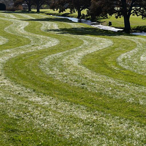 Serene Snowy Meadow Landscape
