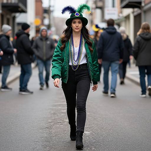 Mardi Gras Carnival Costume Walk