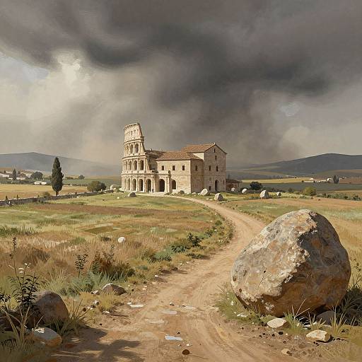 Netrunner Ancient Rome Sandstorm Scene