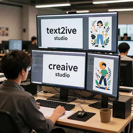 Creative Studio with Real-Time Design