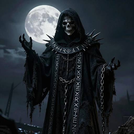Grim Reaper Death Metal Aesthetic