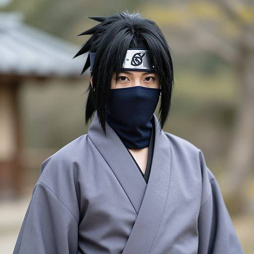 Realistic Itachi ANBU Costume Portrait