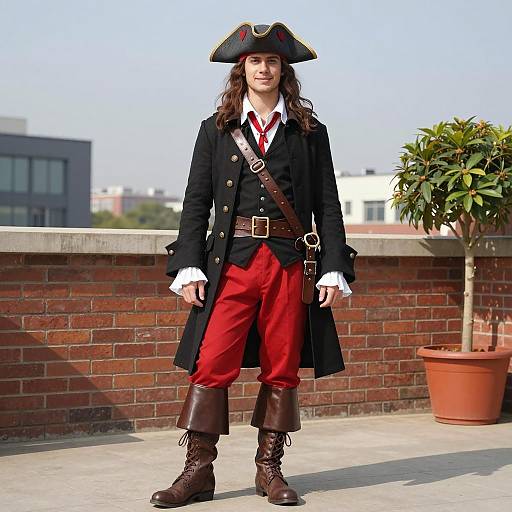 Vincent Valentine Pirate Costume Portrait
