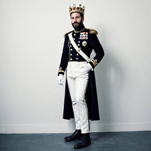 Majestic Prince Musician in Elegant Costume