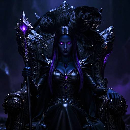 Nyxara, Mistress of Obsidian Night