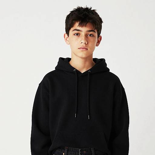 Minimalist Editorial Portrait of Teen Boy