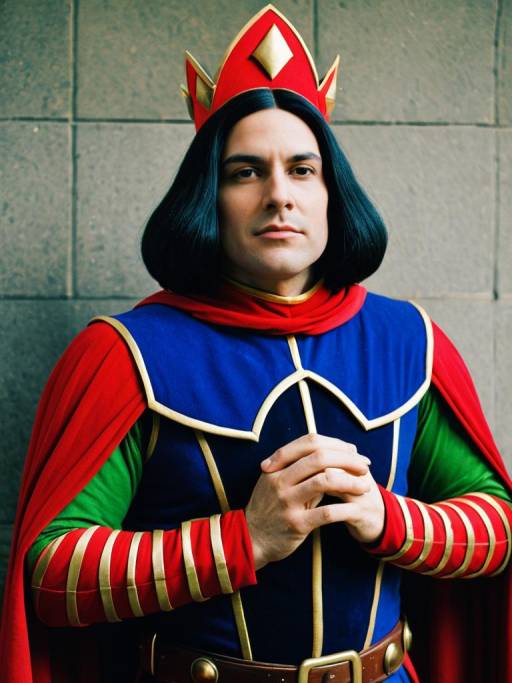 Man in Lord Farquaad Costume Cosplay