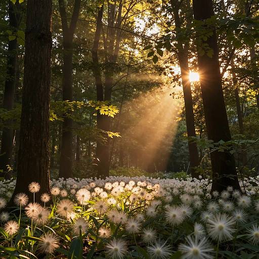 Saffron Twilight Dream Forest of Starblossoms