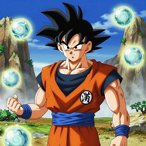 DBZ Qui with Spiky Hair Energy