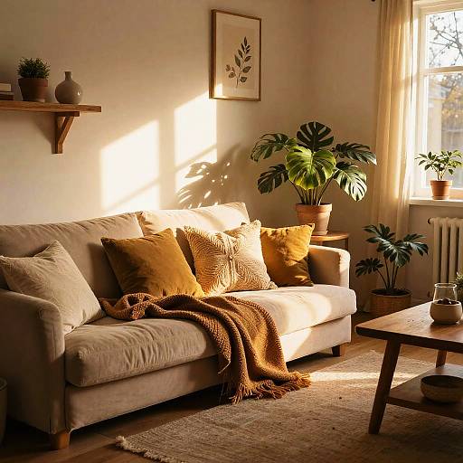 Cozy Warmcore Autumn Room Interior