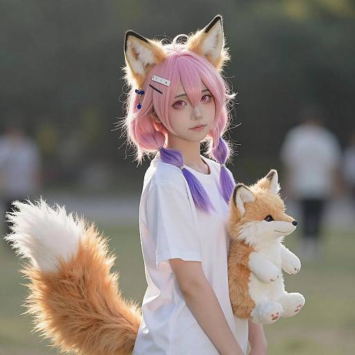 Lifestyle costume photo of Morte (arknights). Cosplay clothes