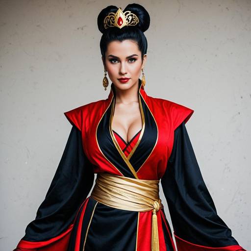 Woman in Jafar-Inspired Cosplay Costume