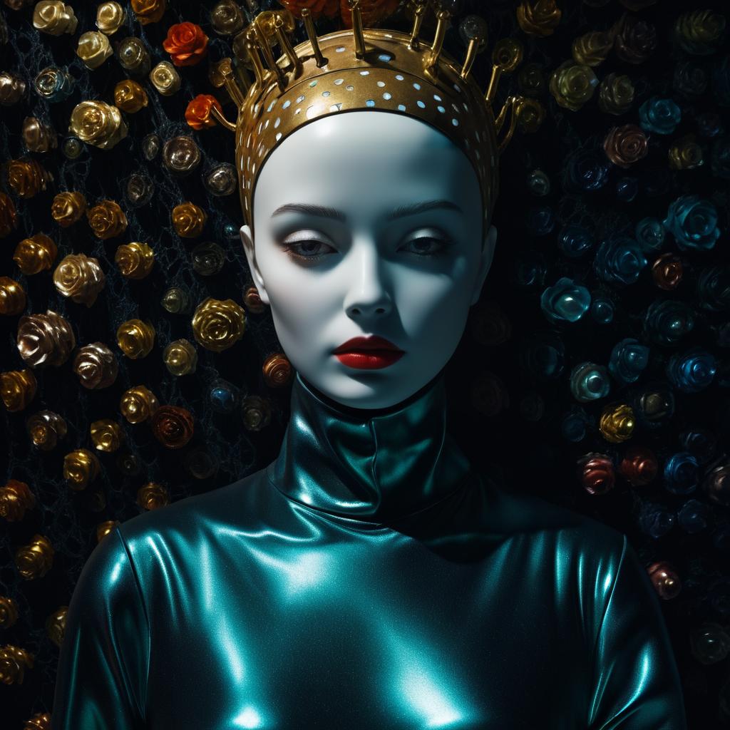 Surreal Faceless Mannequin Portrait