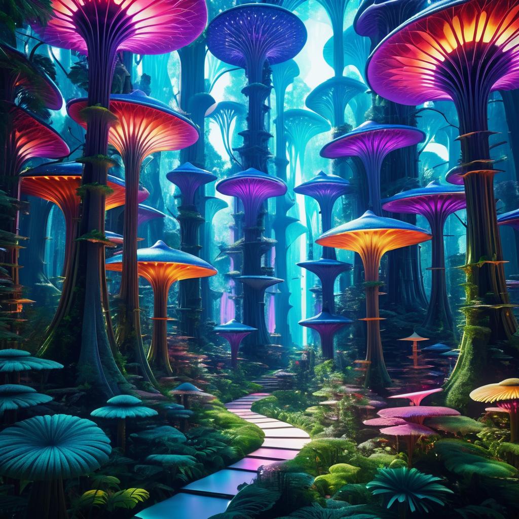 A Visionary Eden: Nature Meets Futurism