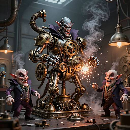 Steampunk Villain Maker Machine
