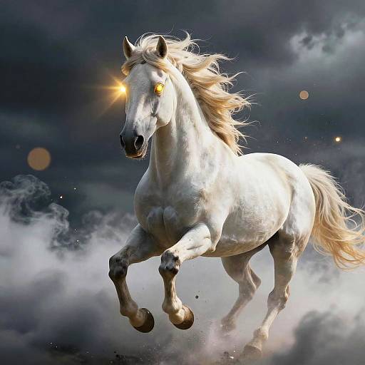 Majestic Storm Elemental Horse