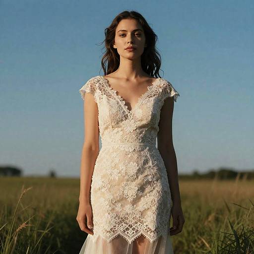 Photorealistic Boho Chic Wedding Portrait