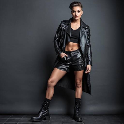 Edgy Male Fashion in Confident Pose