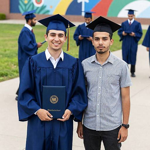 Joyful Graduation Ceremony Moment Captured