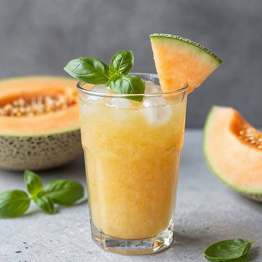 Refreshing Cantaloupe Agua Fresca
