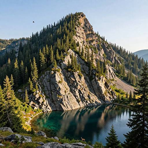 Majestic Mountain Peak Wilderness View