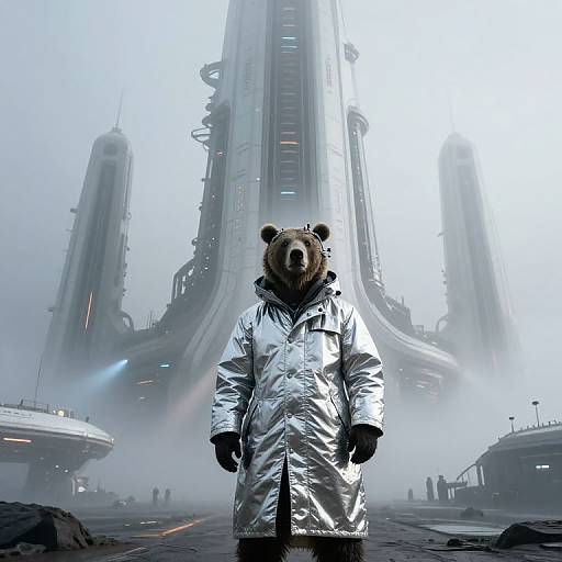Cybernetic Bear at Artemis Station