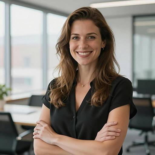 Professional Portrait of a Smiling Woman