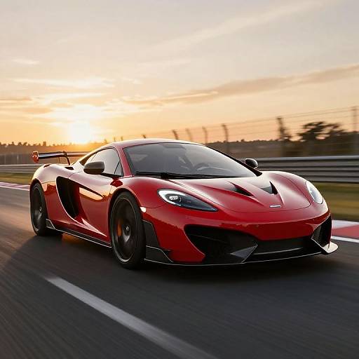 Sleek McLaren MP4-12Cf Red Racer