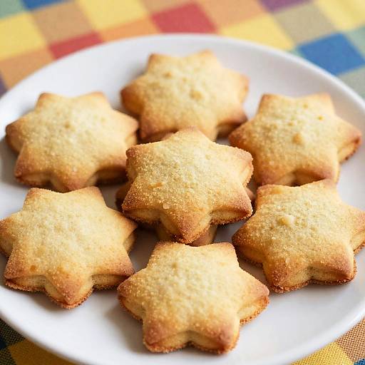 Star-Shaped Cookies Close-Up Photo