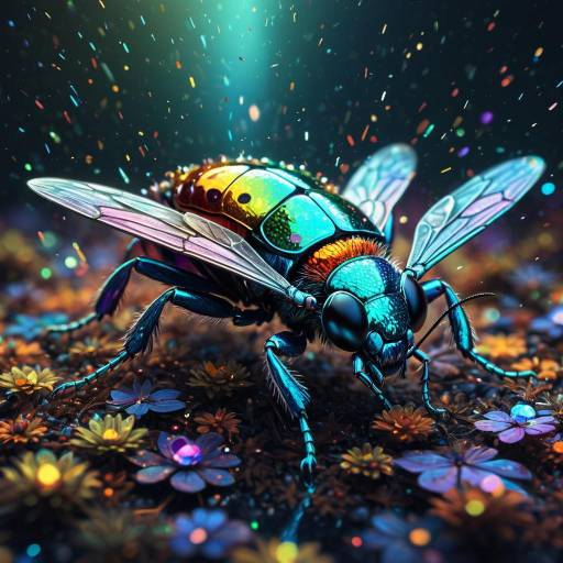 Colorful Myths: Tiny Insect Wonders