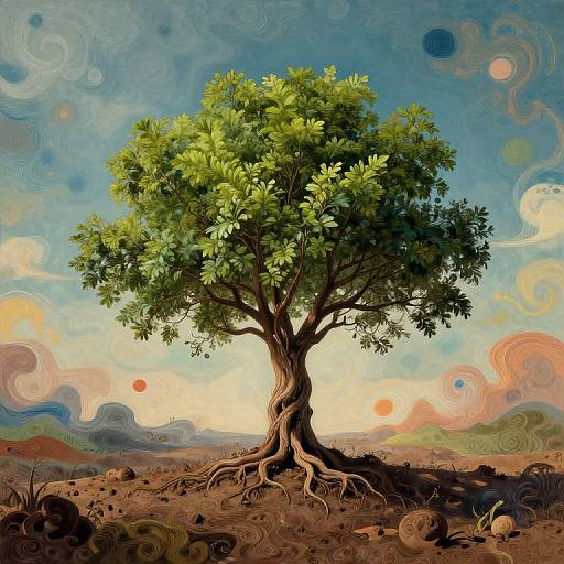 Surreal Semilla Tree Transformation