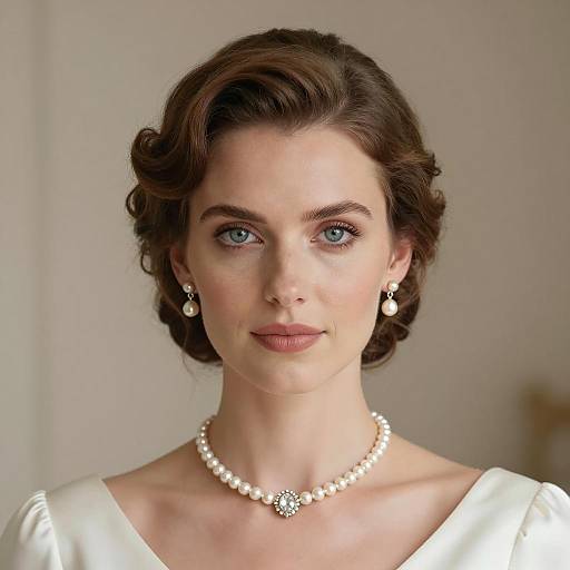 Elegant Wedding Hairstyle Portrait