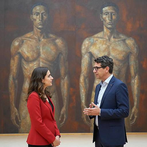 Engaging Discussion by Abstract Mural