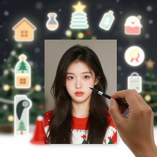 Christmas Background Photo Tutorial