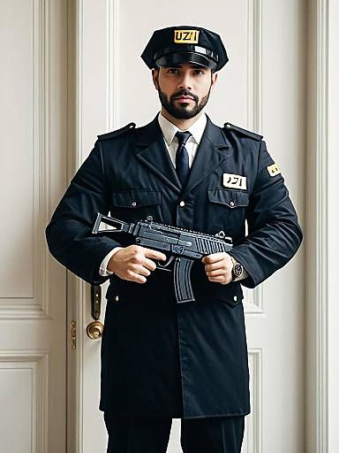 Realistic Uzi Doorman Cosplay Photo
