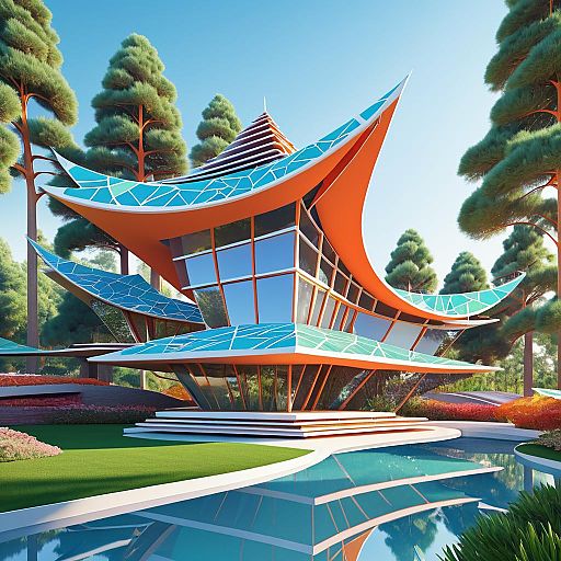 Futuristic Pavilion Inspired by Nature Futuristic Pavilion Inspired by Nature
