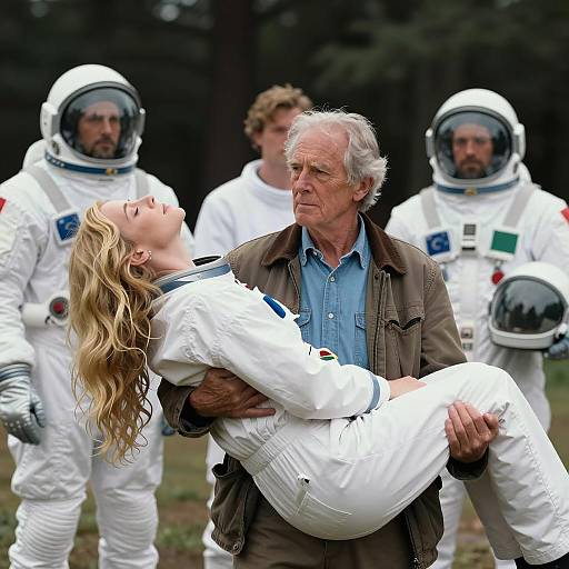 Mysterious Rescue in a Dark Forest