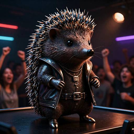 Hedgehog Metal Rockstar Club Performance