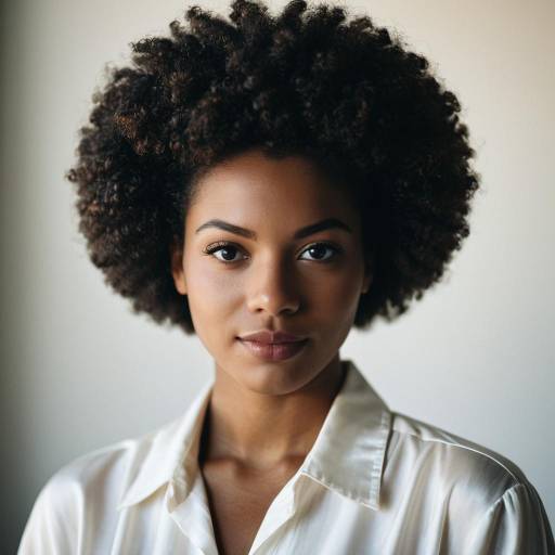 Confident Young Woman in Cinematic Portrait