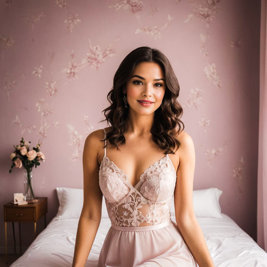 Dreamy Retro Lingerie Shoot for Newlyweds