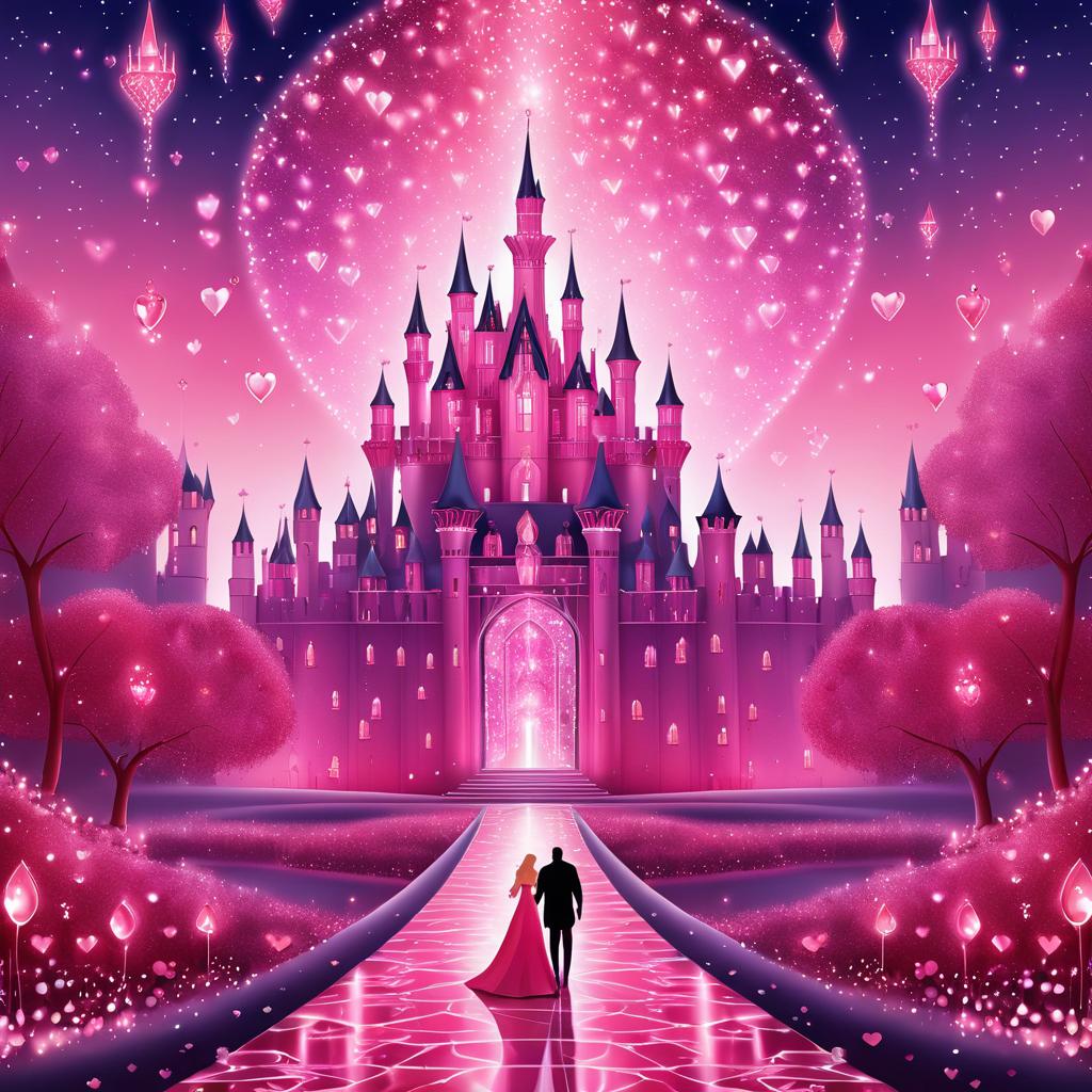 Enchanting Valentine’s Day Castle Scene