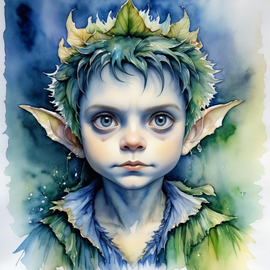 Enchanting Fairy with Goonies Monster Portrait